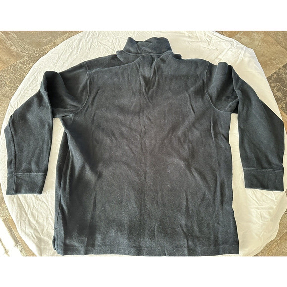 Ralph Lauren Polo XL Black w/Red Pony Quarter Zip Knit Pullover Golf Casual - Picture 10 of 11